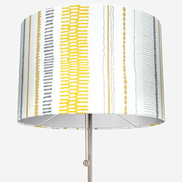 Scion Noki Ochre and Hemp Charcoal Easy Fit Lamp Shade