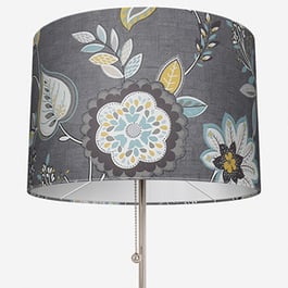 Studio G Octavia Charcoal/Chartreuse Lamp Shade