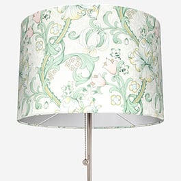 William Morris Golden Lily Linen and Blush Lamp Shade