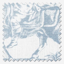 Camengo Cadence Tissu Bleu Porcelaine Roman Blind