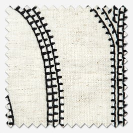 Camengo Grand Rex Black and White Roman Blind