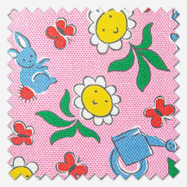 Cath Kidston Petal Flower Ditsy Pink Roman Blind