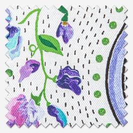 Cath Kidston Sweet Pea Purple Roman Blind