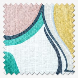 Edinburgh Weavers Pop Verdigris Roman Blind