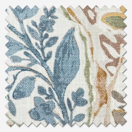 Edinburgh Weavers Zagar Sky Roman Blind