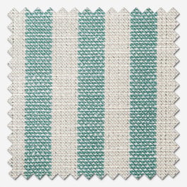 Emily Bond Cornish Stripe Duck Egg Roman Blind