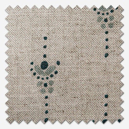 Emily Bond Honor Blossom Blue Roman Blind
