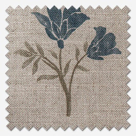 Emily Bond Margot Steel Blue Roman Blind