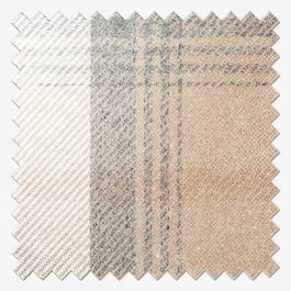 Balmoral Oatmeal Roman Blind