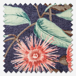 Giverny Indigo Roman Blind