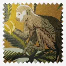 Monkey Ochre Roman Blind