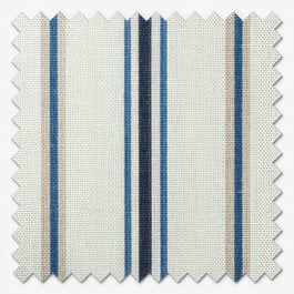 Fryetts Salcombe Stripe Navy Roman Blind