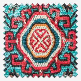 Tabriz Teal Roman Blind
