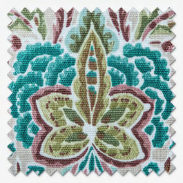 Rhapsody Orchid Roman Blind