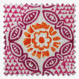Stardust Hot Pink Roman Blind