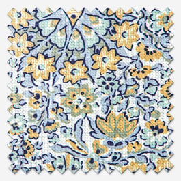 Laura Ashley Painswick Paisley Newport Blue Roman Blind