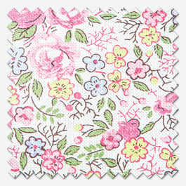 Laura Ashley Rowena Peony Pink Roman Blind