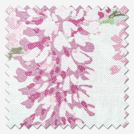 Laura Ashley Wisteria Coral Pink Roman Blind