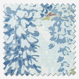 Laura Ashley Wisteria Newport Blue Roman Blind