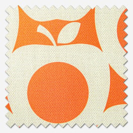 Orla Kiely Apples Ditsy Red Roman Blind