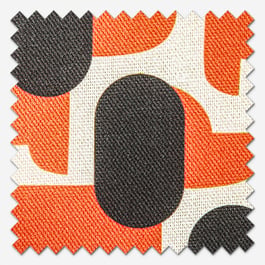 Orla Kiely Dog Show Persimon Roman Blind