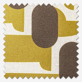 Orla Kiely Dog Show Yellow Roman Blind