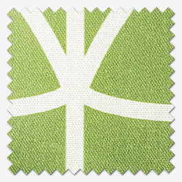 Orla Kiely Jumbo Linear Stem Chalky Green Roman Blind