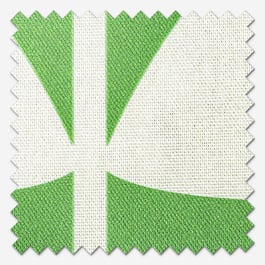 Orla Kiely Jumbo Solid Stem Green Roman Blind