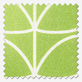 Orla Kiely Linear Stem Chalky Green Roman Blind