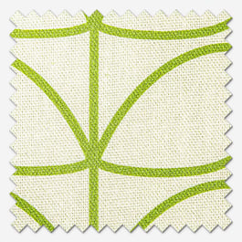 Orla Kiely Linear Stem Dark Grass Green Roman Blind