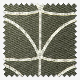 Orla Kiely Linear Stem Kelp Roman Blind