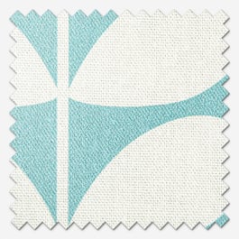Orla Kiely Solid Stem Duckegg Roman Blind