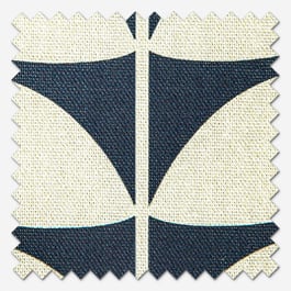 Orla Kiely Solid Stem Whale Roman Blind