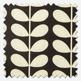 Orla Kiely Tiny Stem Black Roman Blind