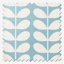 Orla Kiely Tiny Stem Duckegg Roman Blind