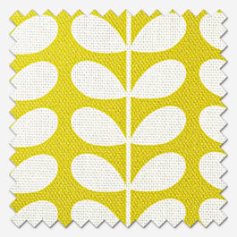 Orla Kiely Tiny Stem Yellow Roman Blind