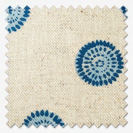Daisy Cornflower Roman Blind