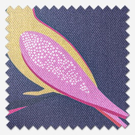 Sara Miller Bamboo Smokey Blue Roman Blind