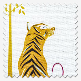 Sara Miller Circus White Roman Blind