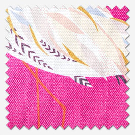 Sara Miller Heron Fuchsia Roman Blind