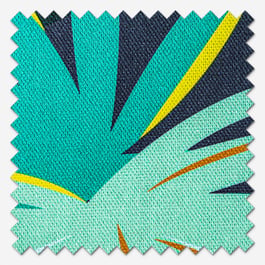 Sara Miller Heron Smokey Blue Roman Blind