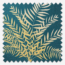 Sara Miller Small Palm Tree Forest Green Roman Blind