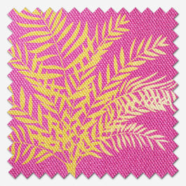 Sara Miller Small Palm Tree Pink Roman Blind