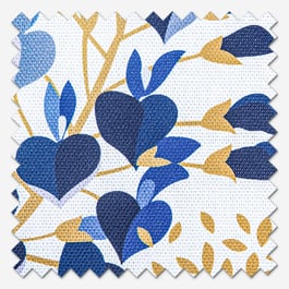 Sara Miller Wisteria White Roman Blind