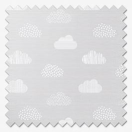 Sonova Studio Doodle Clouds Soft Grey Roman Blind