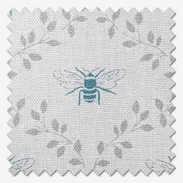 Sophie Allport Bees & Leaves White Roman Blind