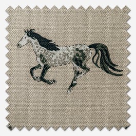 Sophie Allport Horse Grey Roman Blind