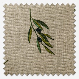 Sophie Allport Olive Linen Roman Blind