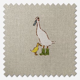 Sophie Allport Runner Duck Grey Roman Blind