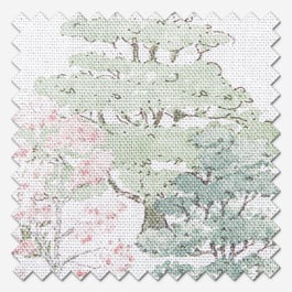 Sophie Allport Spring Cottage White Roman Blind